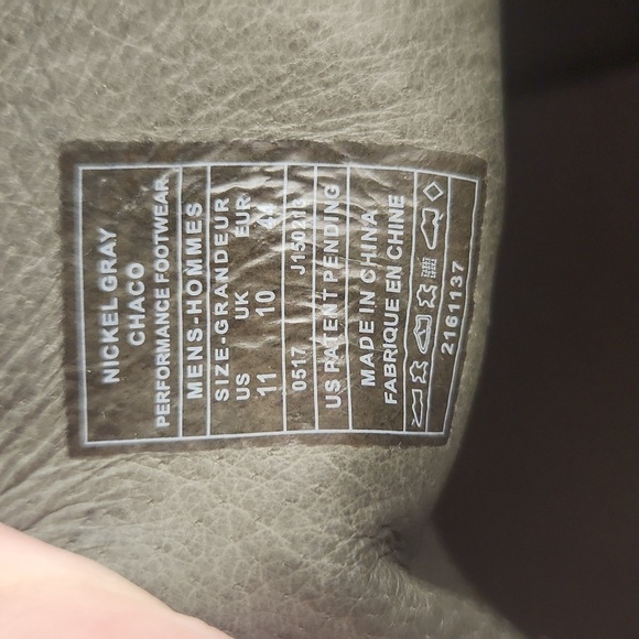 Chaco Black and Gray Chukka Boots with Leather Finish - Picture 6 of 6